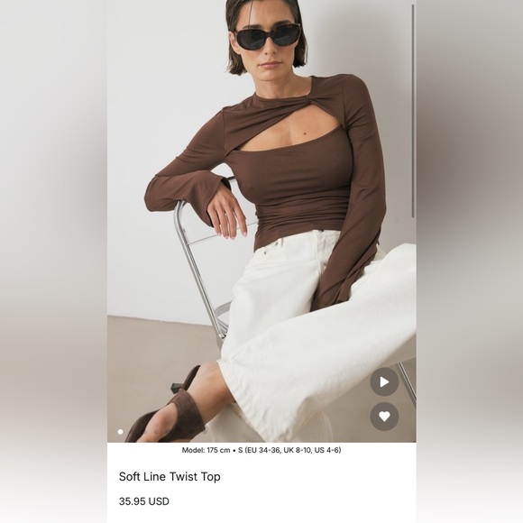 Elegant Mauve Long Sleeve Top - Picture 1 of 3